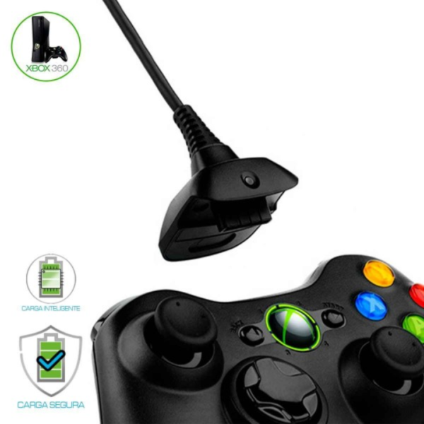 Kit Carga Y Juega Para Xbox 360 + 4800 Ni-Mh