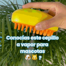 Cepillo a Vapor para Mascotas – Limpieza Profunda y Relajante 🐾