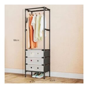 Medidas del perchero zapatero 3 niveles 188cm de alto por 41cm de ancho.