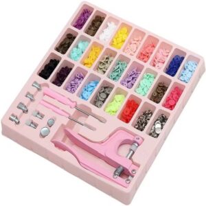 Kit de Alicate para Botones y snaps con estuche de 25 colores